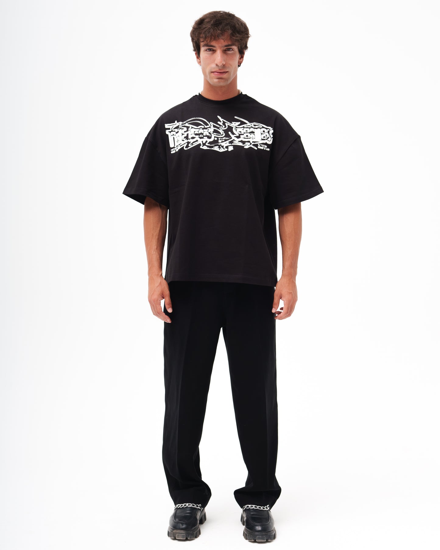 “OG LABYRINTH BLACK” Oversized Tee