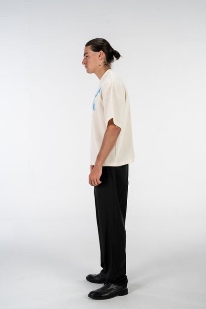 Labyrinth OG “ Oversized Tee “ Off White X Blue