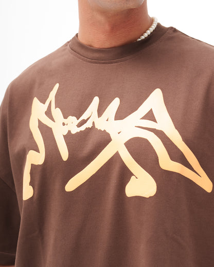 “FROM THE STREETS BROWN” Oversized Tee