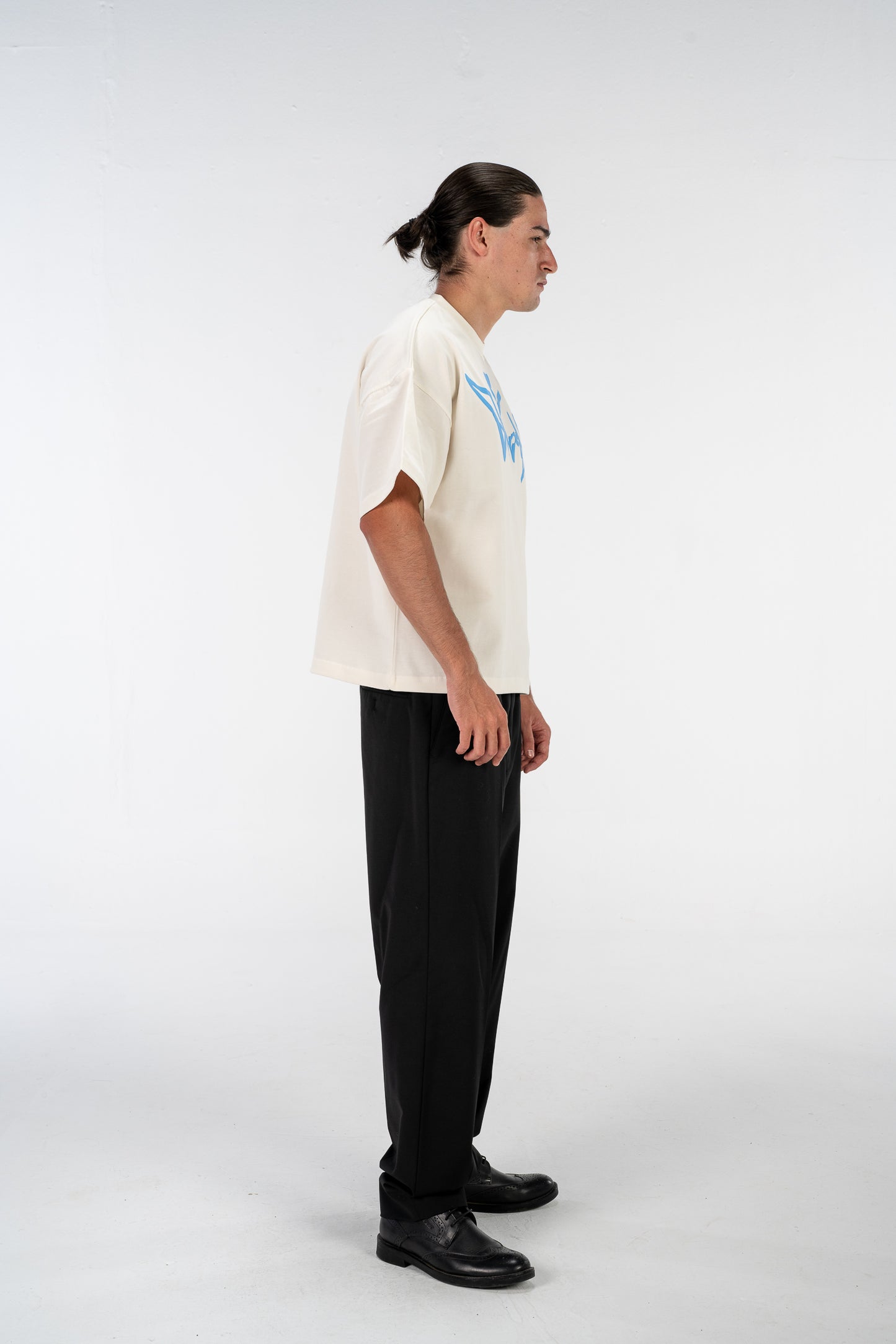 Labyrinth OG “ Oversized Tee “ Off White X Blue